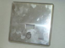 Nerezový kryt s rámečkem bezdotykové sprchy SLS TK - klikněte pro větší náhled